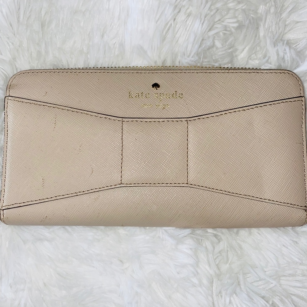 Kate Spade Cream Bow Wallet